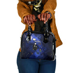 Harriet Powers Shoulder Handbag African American History - Galaxy Celestial Starry Night - Folk Art Quilter