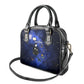 Harriet Powers Shoulder Handbag African American History - Galaxy Celestial Starry Night - Folk Art Quilter