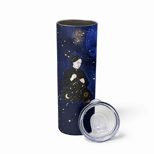 Harriet Powers Skinny Tumbler African American History - Galaxy Celestial Starry Night - Folk Art Quilter