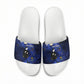 Harriet Powers Slide Sandals African American History - Galaxy Celestial Starry Night - Folk Art Quilter