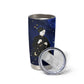 Harriet Powers Tumbler Cup African American History - Galaxy Celestial Starry Night - Folk Art Quilter