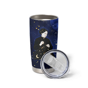 Harriet Powers Tumbler Cup African American History - Galaxy Celestial Starry Night - Folk Art Quilter