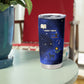 Harriet Powers Tumbler Cup African American History - Galaxy Celestial Starry Night - Folk Art Quilter