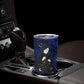Harriet Powers Tumbler Cup African American History - Galaxy Celestial Starry Night - Folk Art Quilter