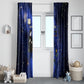 Harriet Powers Window Curtain African American History - Galaxy Celestial Starry Night - Folk Art Quilter