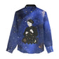Harriet Powers Women Casual Shirt African American History - Galaxy Celestial Starry Night - Folk Art Quilter