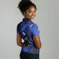 Harriet Powers Women Polo Shirt African American History - Galaxy Celestial Starry Night - Folk Art Quilter