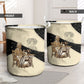 Harriet Powers Celestial Mystery Laundry Basket Vintage Line Art - African American Folk Quilt Pattern