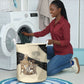 Harriet Powers Celestial Mystery Laundry Basket Vintage Line Art - African American Folk Quilt Pattern