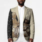 Harriet Powers Celestial Mystery Blazer Vintage Line Art - African American Folk Quilt Pattern