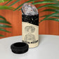 Harriet Powers Celestial Mystery 4 in 1 Can Cooler Tumbler Vintage Line Art - African American Folk Quilt Pattern