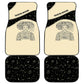 Harriet Powers Celestial Mystery Car Mats Vintage Line Art - African American Folk Quilt Pattern