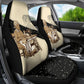 Harriet Powers Celestial Mystery Car Seat Cover Vintage Line Art - African American Folk Quilt Pattern