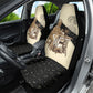 Harriet Powers Celestial Mystery Car Seat Cover Vintage Line Art - African American Folk Quilt Pattern