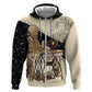 Harriet Powers Celestial Mystery Hoodie Vintage Line Art - African American Folk Quilt Pattern