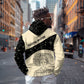 Harriet Powers Celestial Mystery Hoodie Vintage Line Art - African American Folk Quilt Pattern