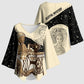 Harriet Powers Celestial Mystery Kimono Sleeve Blouse Vintage Line Art - African American Folk Quilt Pattern