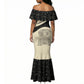 Harriet Powers Celestial Mystery Mermaid Dress Vintage Line Art - African American Folk Quilt Pattern