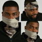 Harriet Powers Celestial Mystery Neck Gaiter Vintage Line Art - African American Folk Quilt Pattern
