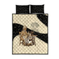 Harriet Powers Celestial Mystery Quilt Bed Set Vintage Line Art - African American Folk Quilt Pattern
