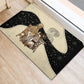 Harriet Powers Celestial Mystery Rubber Doormat Vintage Line Art - African American Folk Quilt Pattern