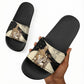 Harriet Powers Celestial Mystery Slide Sandals Vintage Line Art - African American Folk Quilt Pattern