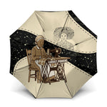 Harriet Powers Celestial Mystery Umbrella Vintage Line Art - African American Folk Quilt Pattern