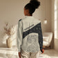 Harriet Powers Celestial Mystery Women Casual Shirt Vintage Line Art - African American Folk Quilt Pattern