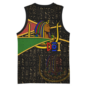 Daughters Of Isis Basketball Jersey Ancient Egyptian Queen Hieroglyphic Art