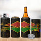 Daughters Of Isis 4 in 1 Can Cooler Tumbler Ancient Egyptian Queen Hieroglyphic Art