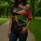 Daughters Of Isis Cross Shoulder Shirt Ancient Egyptian Queen Hieroglyphic Art