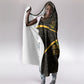 Daughters Of Isis Hooded Blanket Ancient Egyptian Queen Hieroglyphic Art
