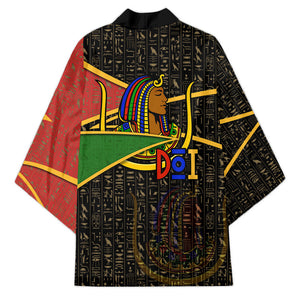 Daughters Of Isis Kimono Ancient Egyptian Queen Hieroglyphic Art