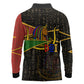 Daughters Of Isis Long Sleeve Polo Shirt Ancient Egyptian Queen Hieroglyphic Art