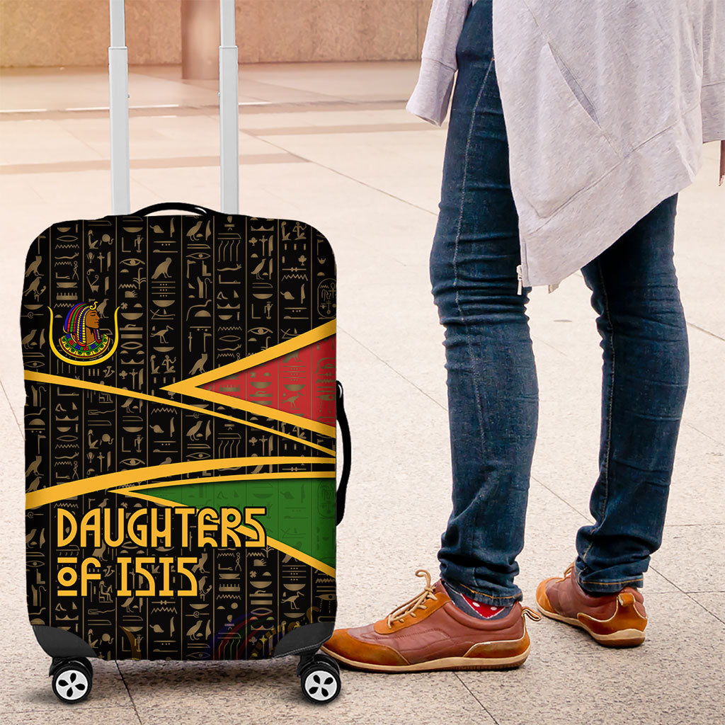 Daughters Of Isis Luggage Cover Ancient Egyptian Queen Hieroglyphic Art