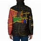 Daughters Of Isis Padded Jacket Ancient Egyptian Queen Hieroglyphic Art