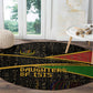 Daughters Of Isis Round Carpet Ancient Egyptian Queen Hieroglyphic Art