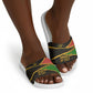 Daughters Of Isis Slide Sandals Ancient Egyptian Queen Hieroglyphic Art