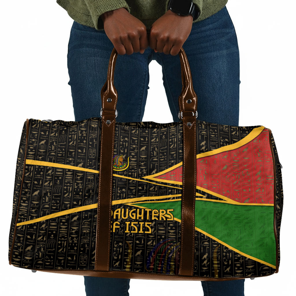 Daughters Of Isis Travel Bag Ancient Egyptian Queen Hieroglyphic Art