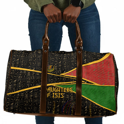 Daughters Of Isis Travel Bag Ancient Egyptian Queen Hieroglyphic Art