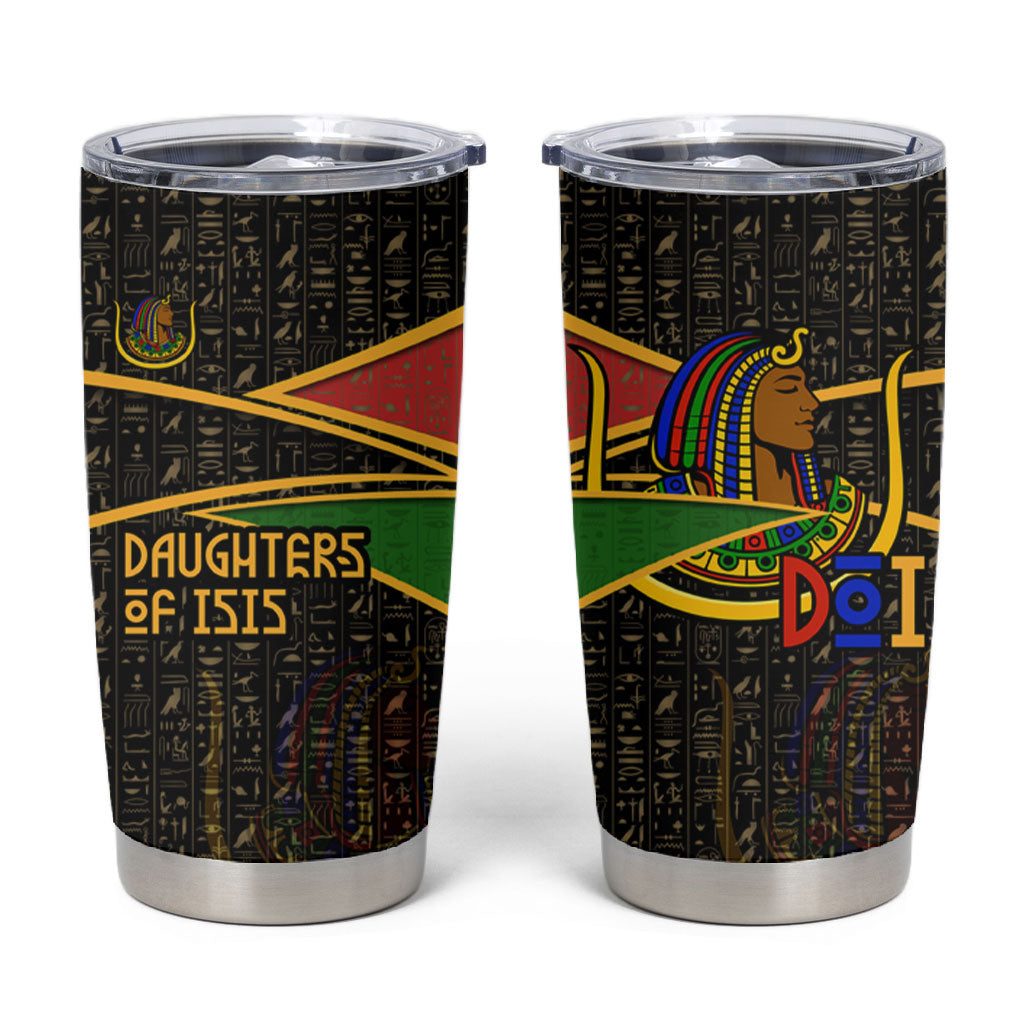 Daughters Of Isis Tumbler Cup Ancient Egyptian Queen Hieroglyphic Art