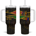 Daughters Of Isis Tumbler With Handle Ancient Egyptian Queen Hieroglyphic Art