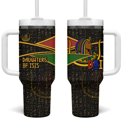 Daughters Of Isis Tumbler With Handle Ancient Egyptian Queen Hieroglyphic Art