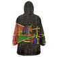 Daughters Of Isis Wearable Blanket Hoodie Ancient Egyptian Queen Hieroglyphic Art