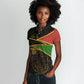 Daughters Of Isis Women Polo Shirt Ancient Egyptian Queen Hieroglyphic Art