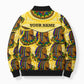 Personalized Daughters Of Isis Bomber Puffer Jacket Ancient Egyptian Goddess Pharaoh