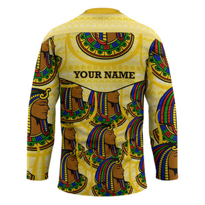 Personalized Daughters Of Isis Hockey Jersey Ancient Egyptian Goddess Pharaoh