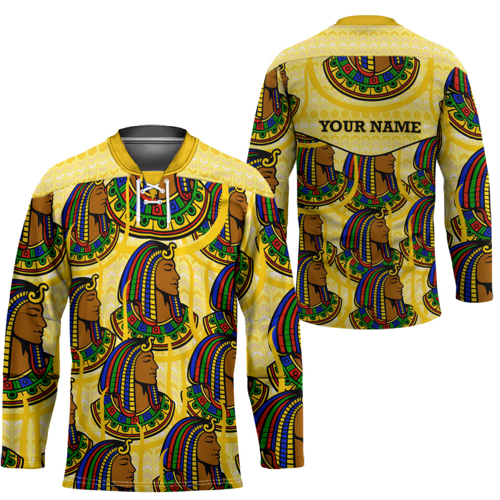 Personalized Daughters Of Isis Hockey Jersey Ancient Egyptian Goddess Pharaoh