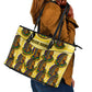 Personalized Daughters Of Isis Leather Tote Bag Ancient Egyptian Goddess Pharaoh