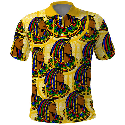 Personalized Daughters Of Isis Polo Shirt Ancient Egyptian Goddess Pharaoh